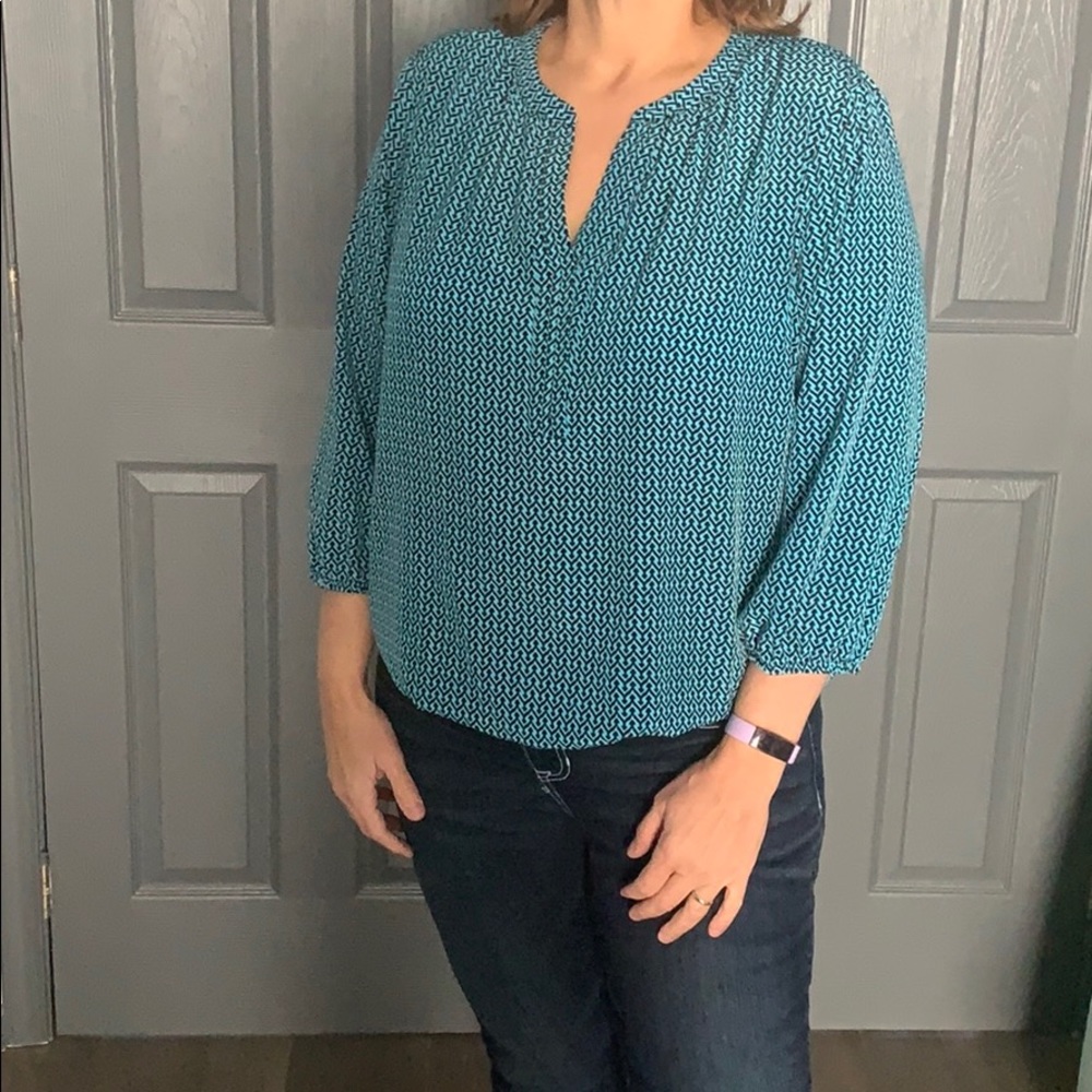 Dana Buchman Pattern Blouse
